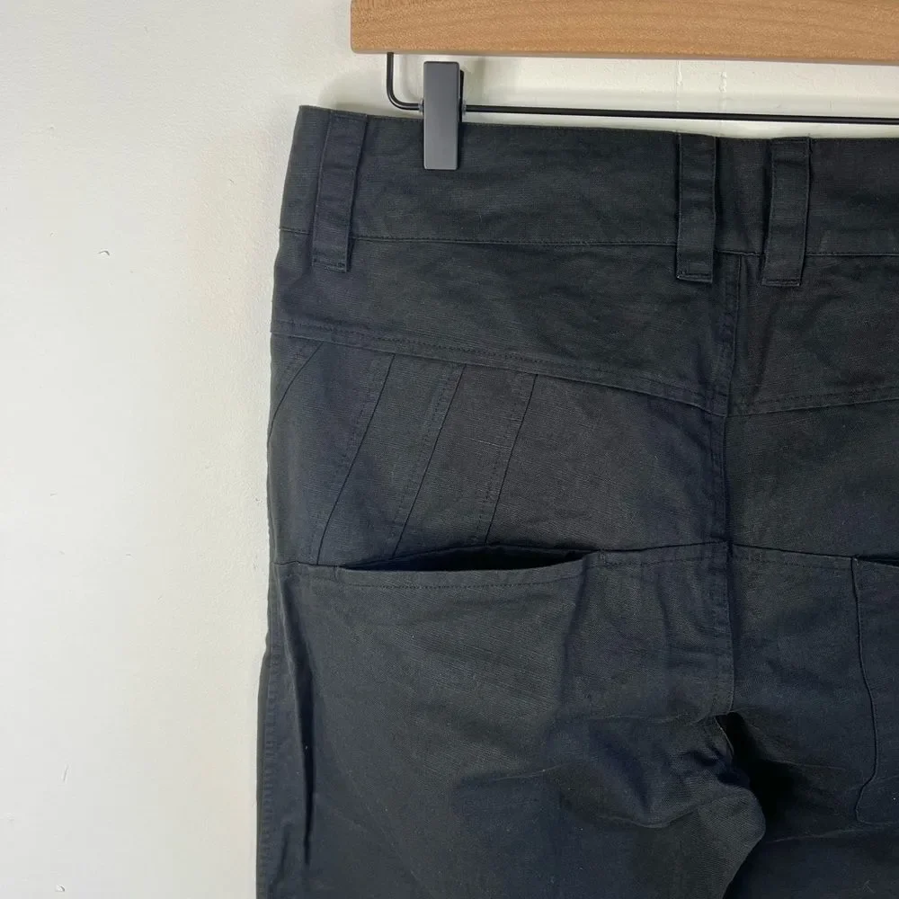 Hemp Organic Cotton Black Chino Work Pants size 34 Vegan